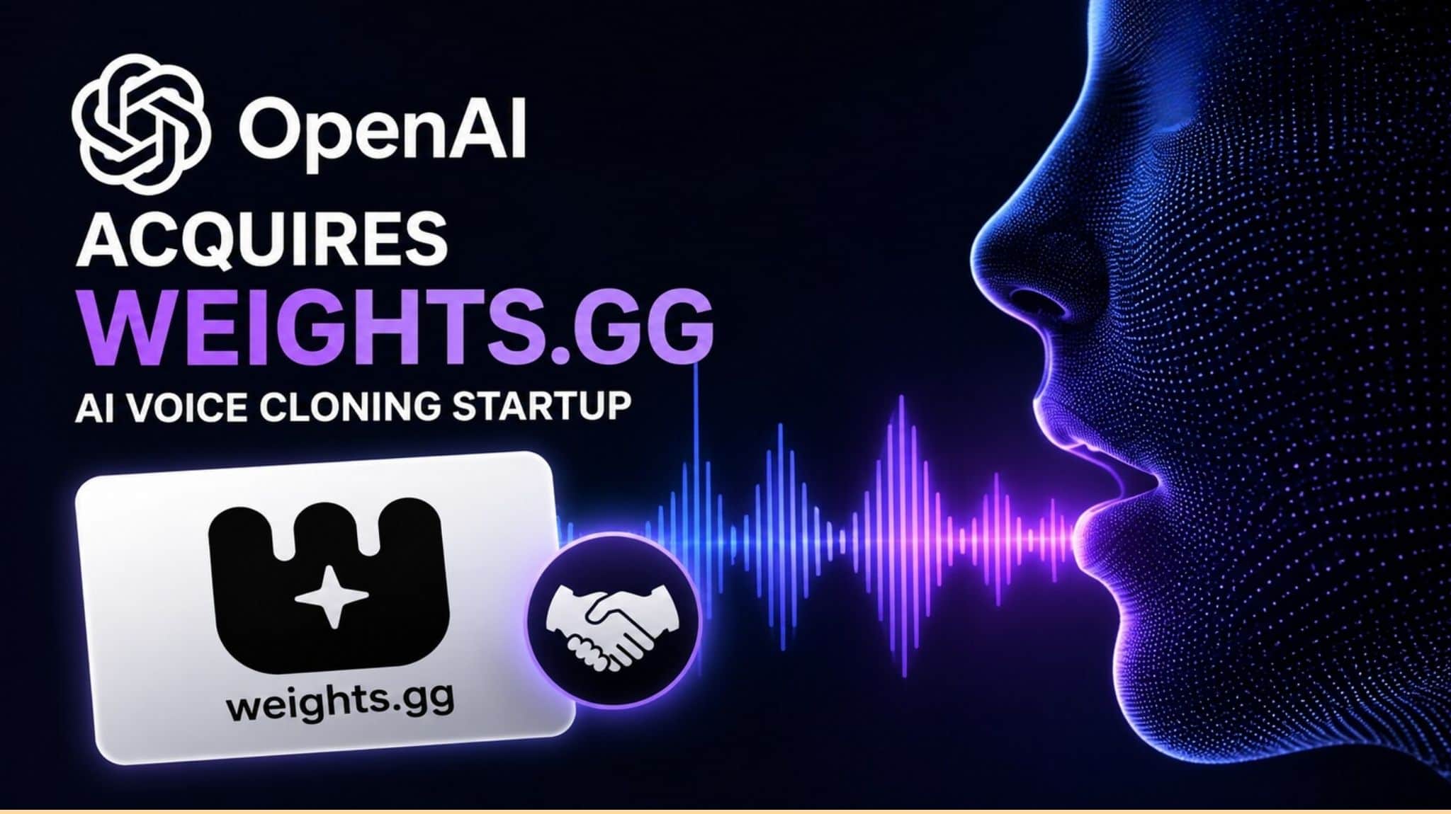 OpenAI Acquires Weights.gg 2026 | Celebrity Voice Cloning Startup Shutdown IPO Liability Analysis