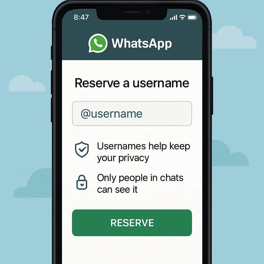 WhatsApp Lets You Reserve a Username Now as Phone Number Privacy Feature Nears Launch