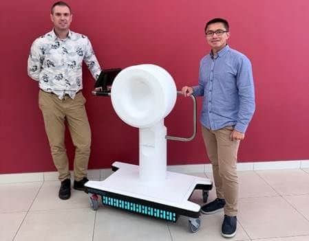 Wellumio founder Shieak Tzeng and Paul Teal