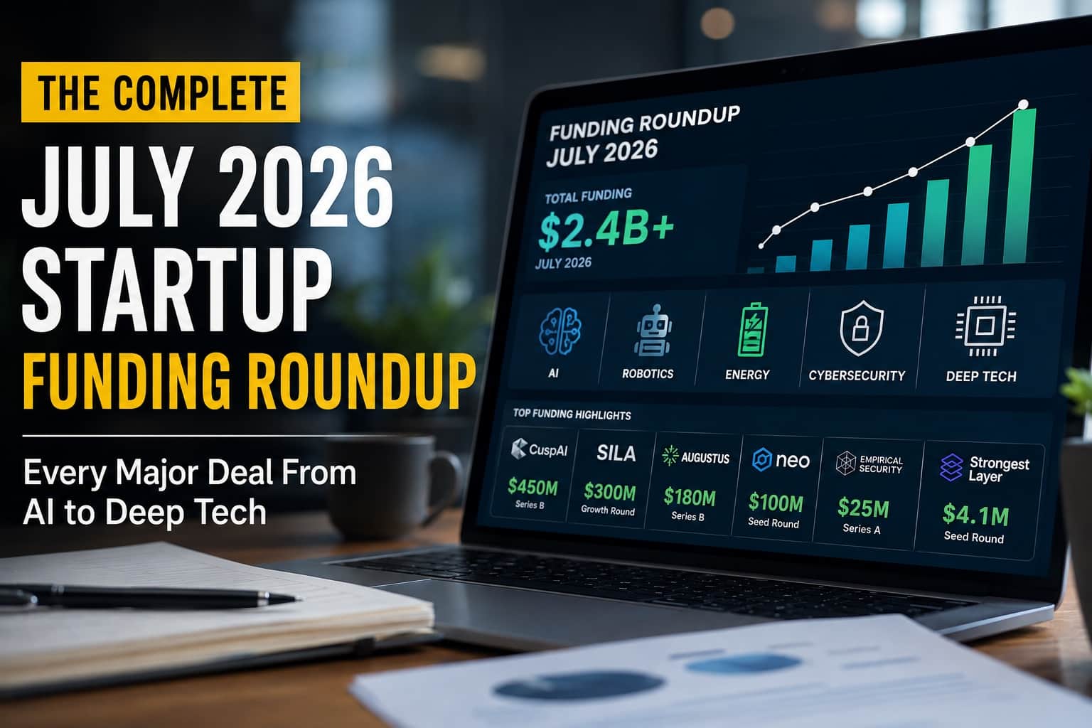 July Startup news update