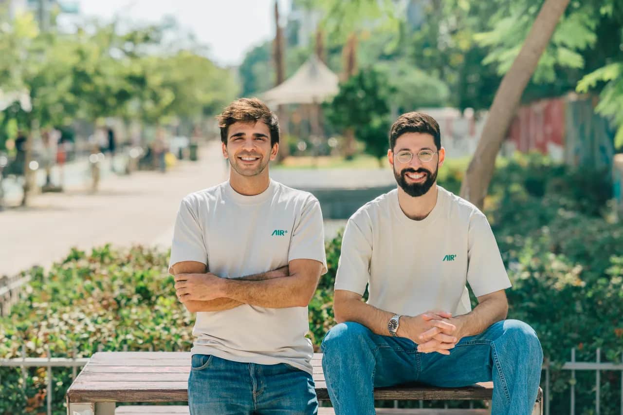 AIR Security founder Yair Saban (CEO) and Niv Hoffman (CTO)