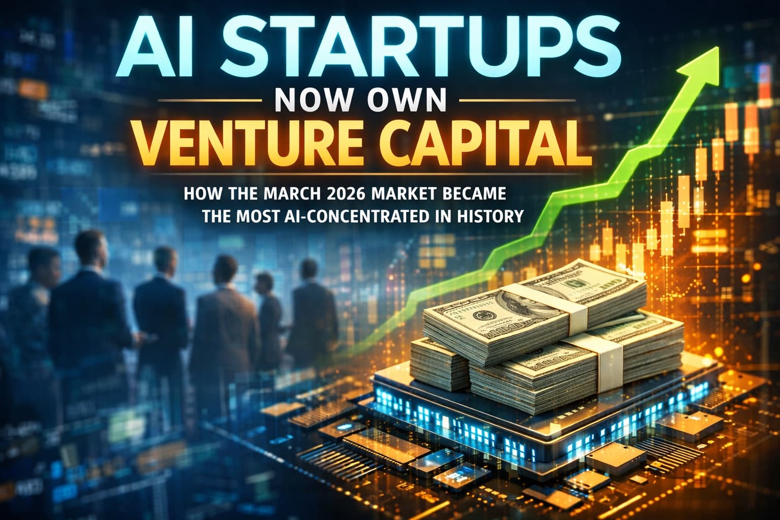 AI Startups Now Own Venture Capital: How the March 2026 Market Became the Most AI-Concentrated in History