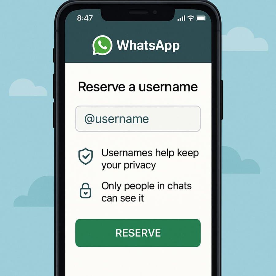 WhatsApp Lets You Reserve a Username Now as Phone Number Privacy Feature Nears Launch