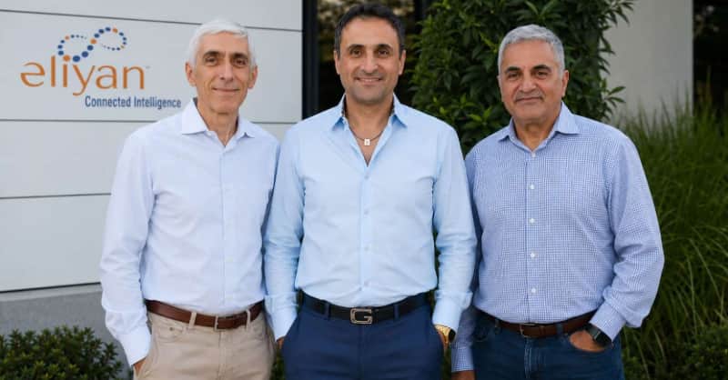 Eliyan founders Ramin Farjadrad (CEO), Patrick Soheili (CSO), and Syrus Ziai