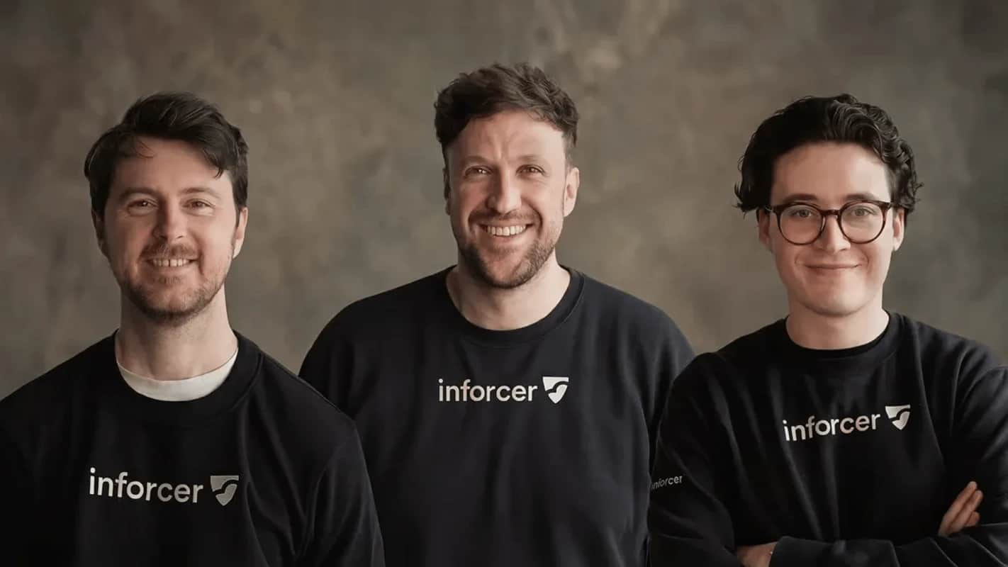 Inforcer founder Jamie Daum, Richard Thompson, and William Connor