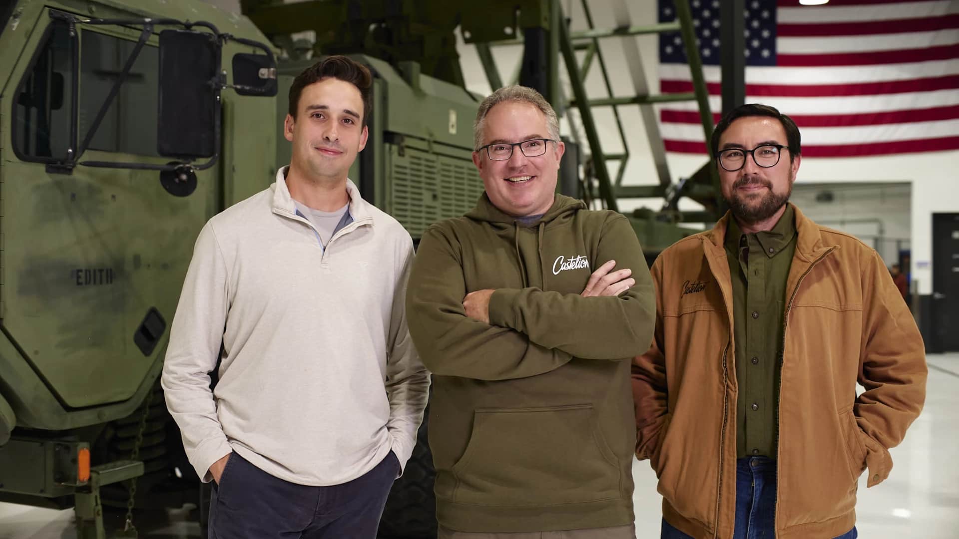 Castelion founder Bryon Hargis, Sean Pitt, and Andrew Kreitz