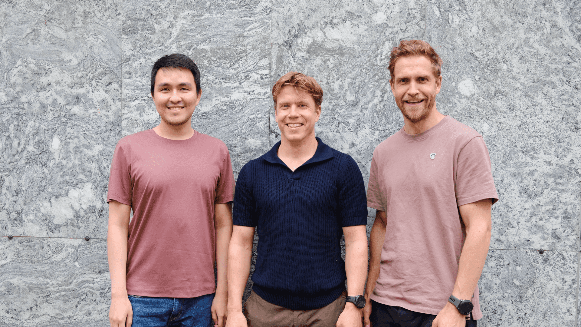 Volve founder Herman B. Smith (CEO), Abyl Ikshanov , and Alf Jørgen Dovland