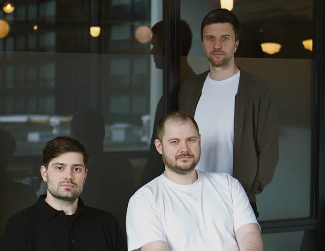 Embedd founder Michael Lazarenko (CEO), Maxim Gorinov, and Valentin Gololobov