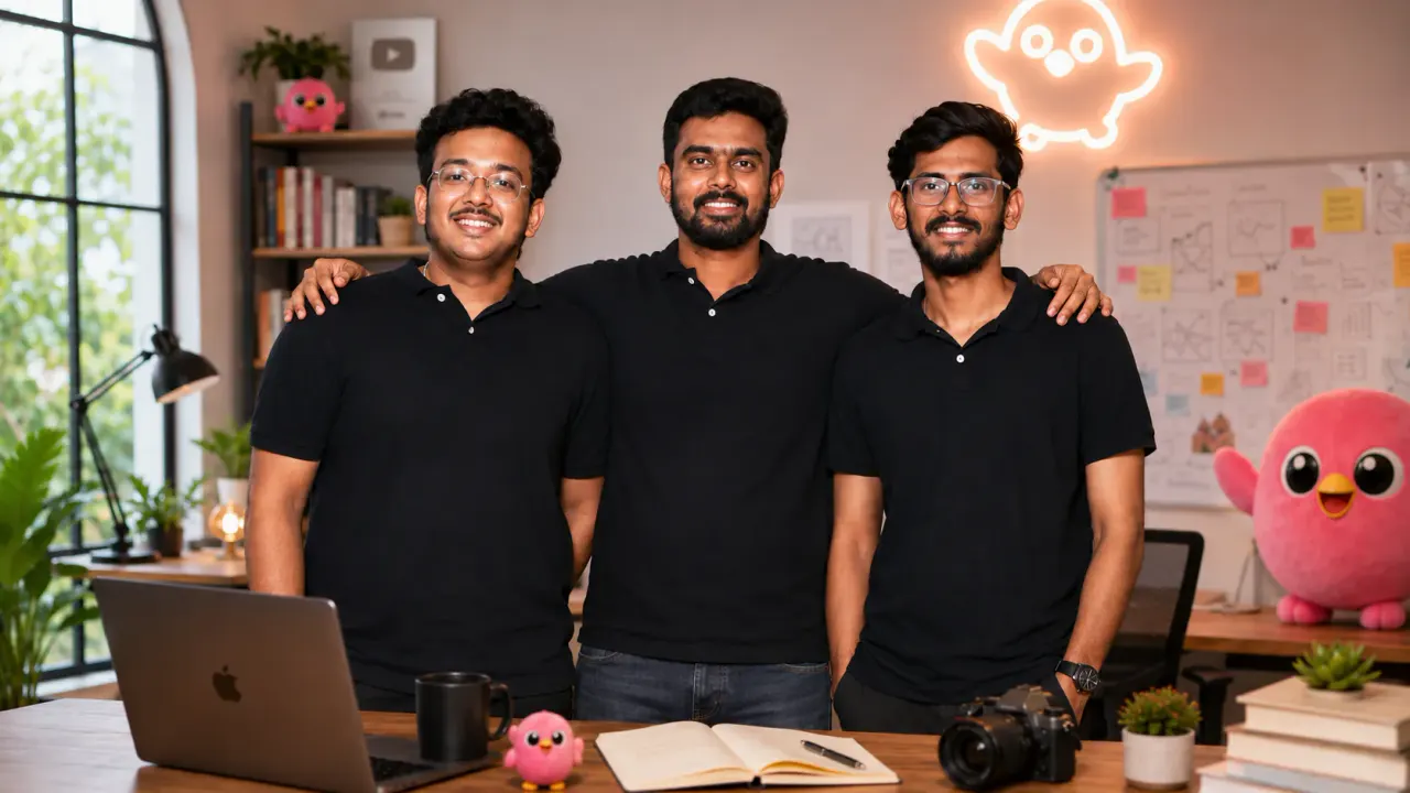 Creedom's Naveen Murugan, Naveen Sowriraj, and Aswin Dhananjai