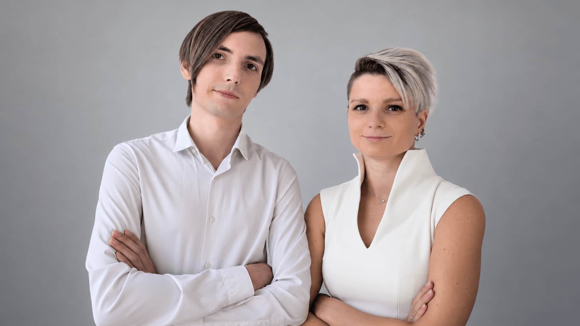 Angelina Lesnikova and CTO Valerii Kremnev